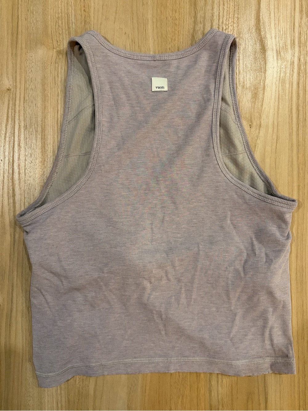 Vuori pose plyo tank top medium purple grey